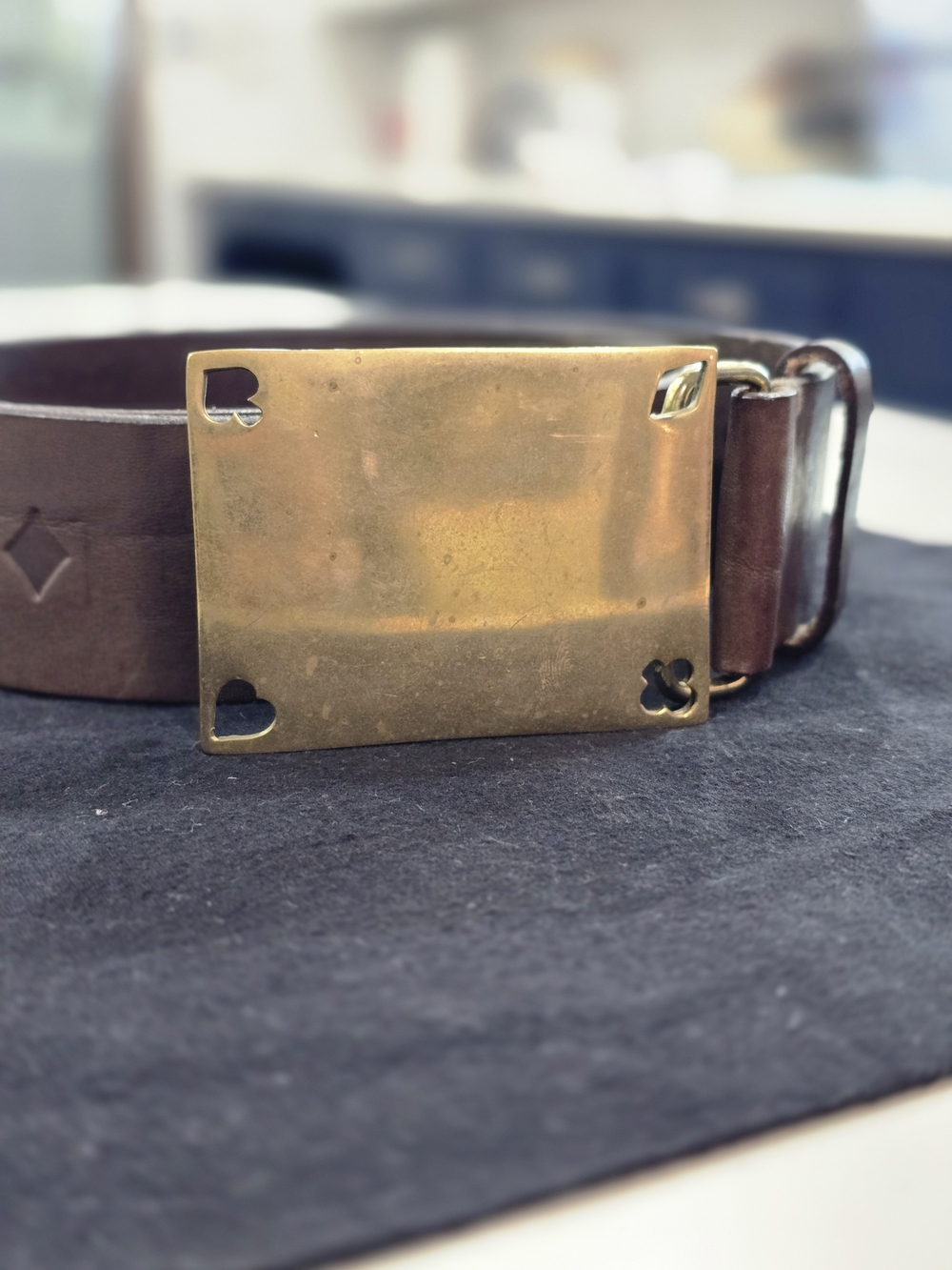 Paul Smith Card Deck Embossed Belt